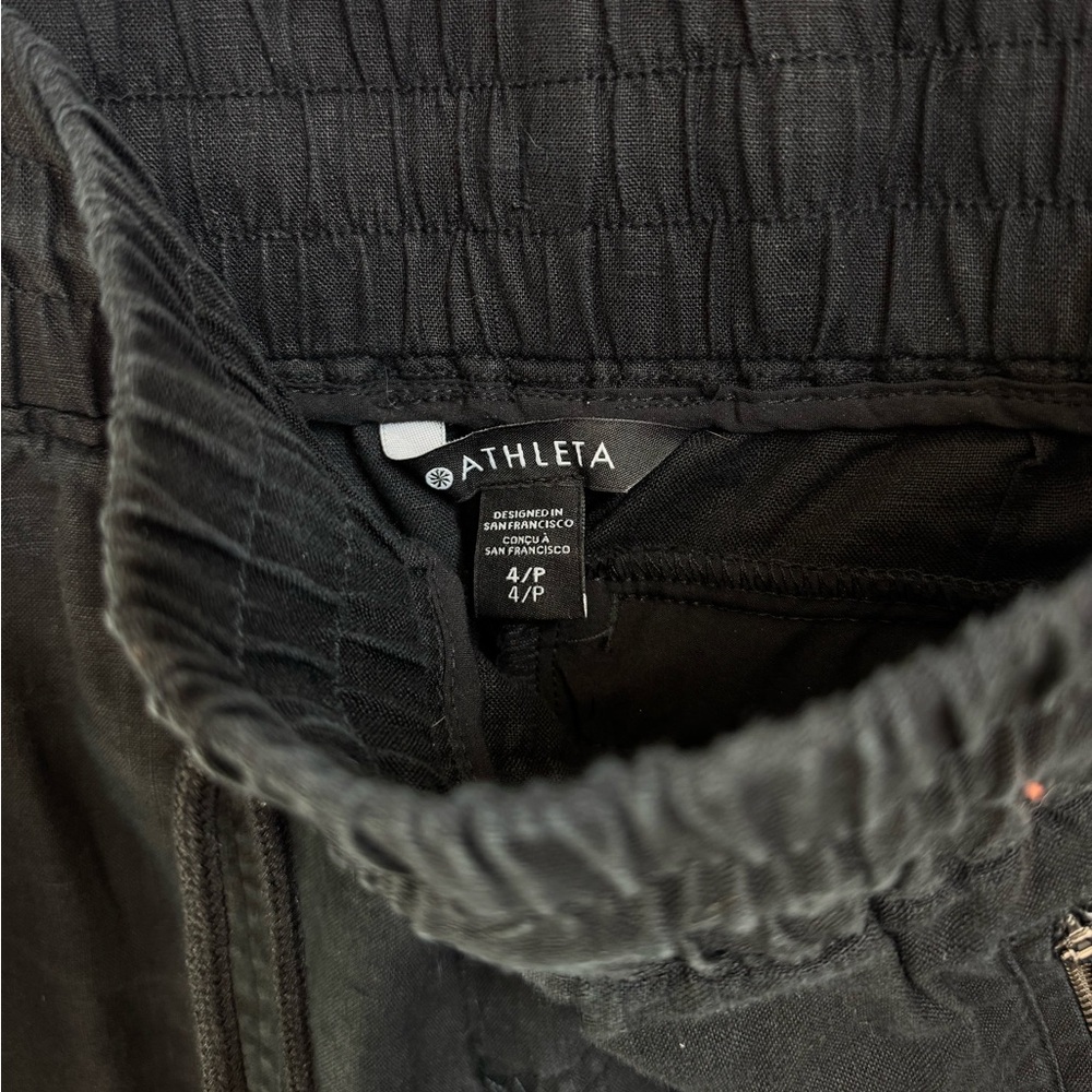 Athleta 100% linen Cabo jogger pants - Picture 7 of 9